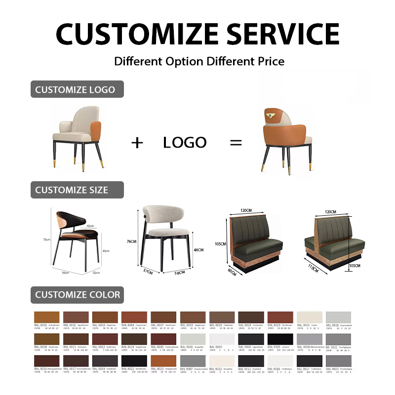 J2s Custom Modern Restaurant Furniture Set Coffee Shop with Wooden Cafe Table and Chairs Hotel and Bar Commercial Projects