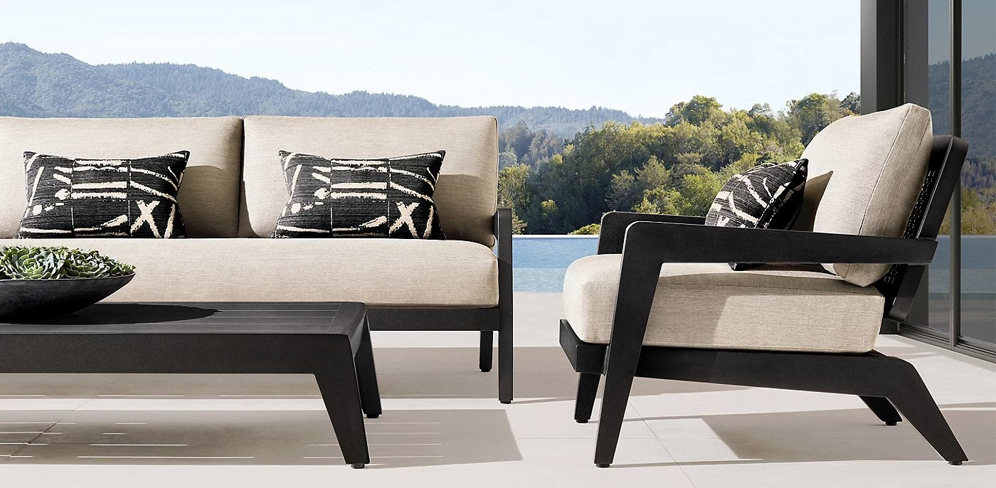 Minimalist Design Private Garden Furniture Hotel Patio Garden Sofa Set Outdoor Furniture