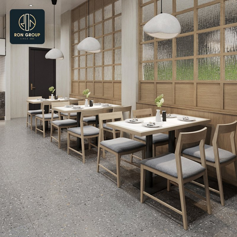 Luxury Restaurant Booth Seating Table and Chair Set Furniture for Coffee Shop