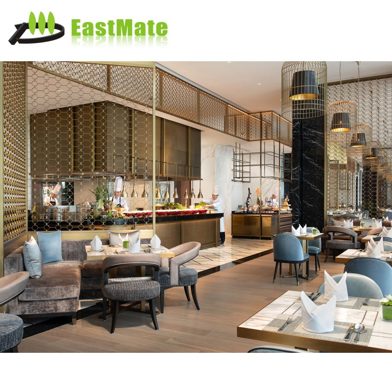 Modern Hotel and Cafe Furniture Manufacturer Custom Design for Commercial Booth Sofa Table and Chair