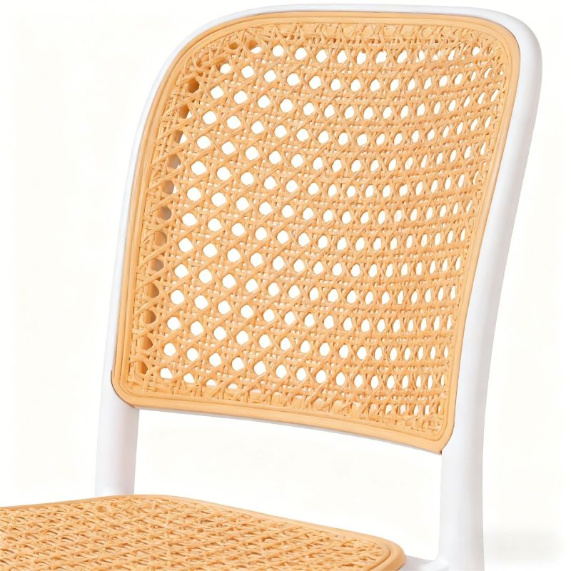 Wholesale Good Quality Stackable Waterproof White Plastic Chair Garden Chair with UV Process Use for Outdoor Furniture