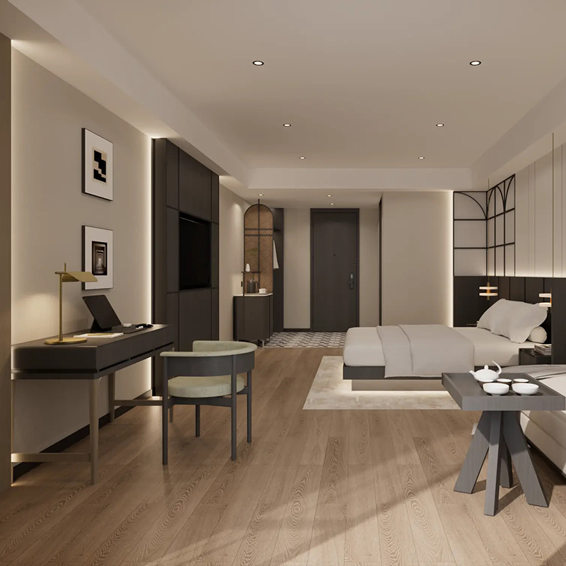 Foshan Factory Premium Quality Designer Customized Project Solid Wood 3 5 Star Resort Hotel Furniture