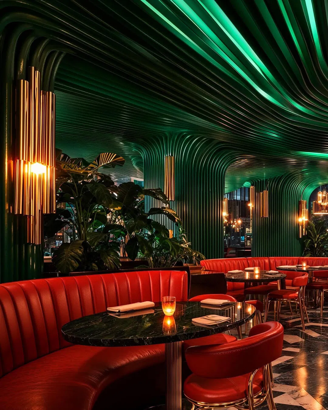 Night Club Sofa VIP Red Fabric Bar Lounge Nightclub Furniture Cocktail Wine Bar KTV Seating Sofa Modular Hotel Lounge Booth