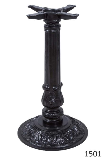 Black Cast Iron Dining Table Coffee Table Round Restaurant Furniture