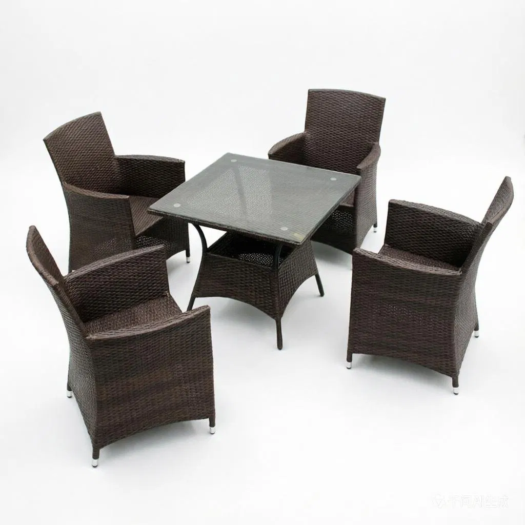 New Design Patio Outdoor Furniture Sets Vase Shape Rattan Wicker Furniture Sets Garden Sofa Sets