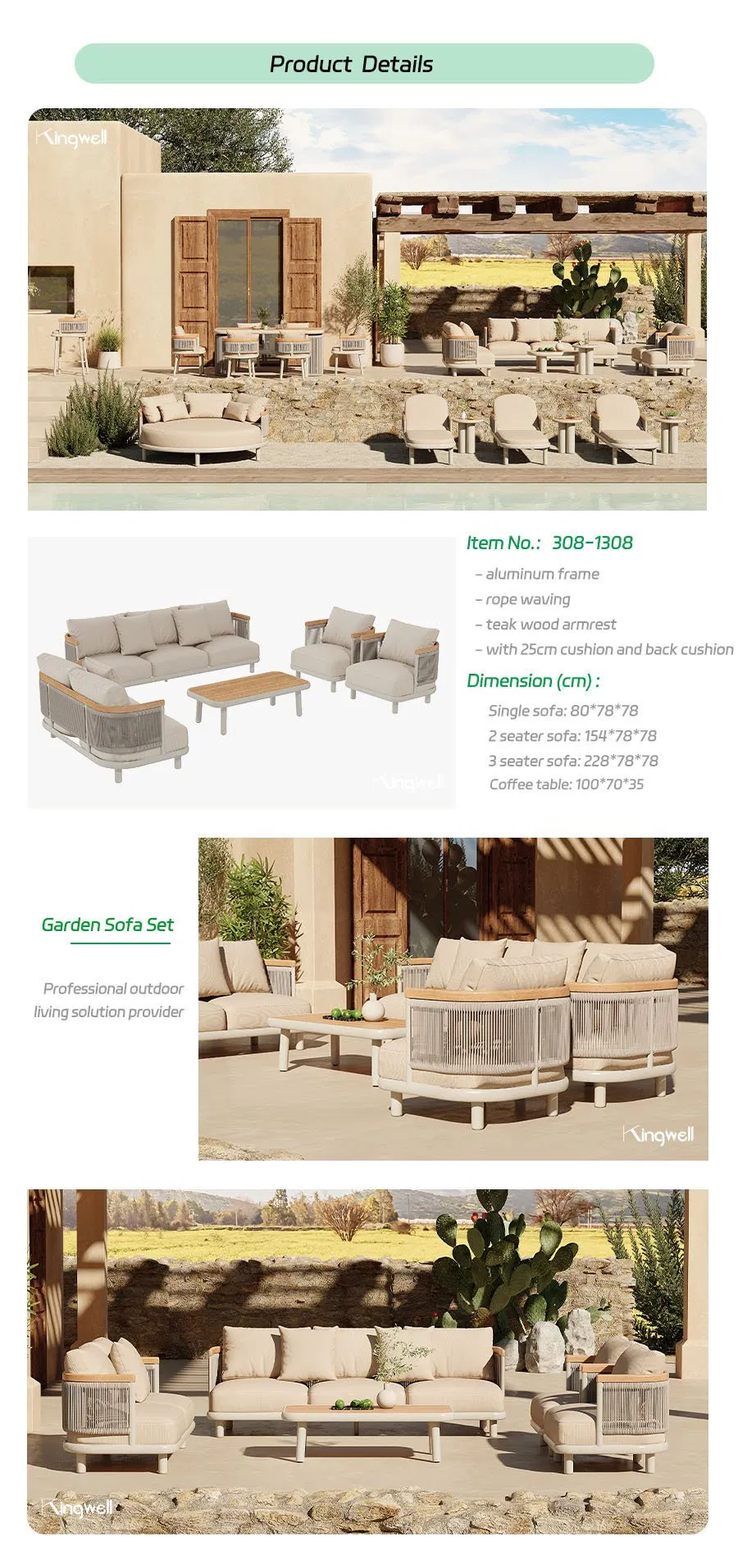 Luxury Garden Furniture Structure