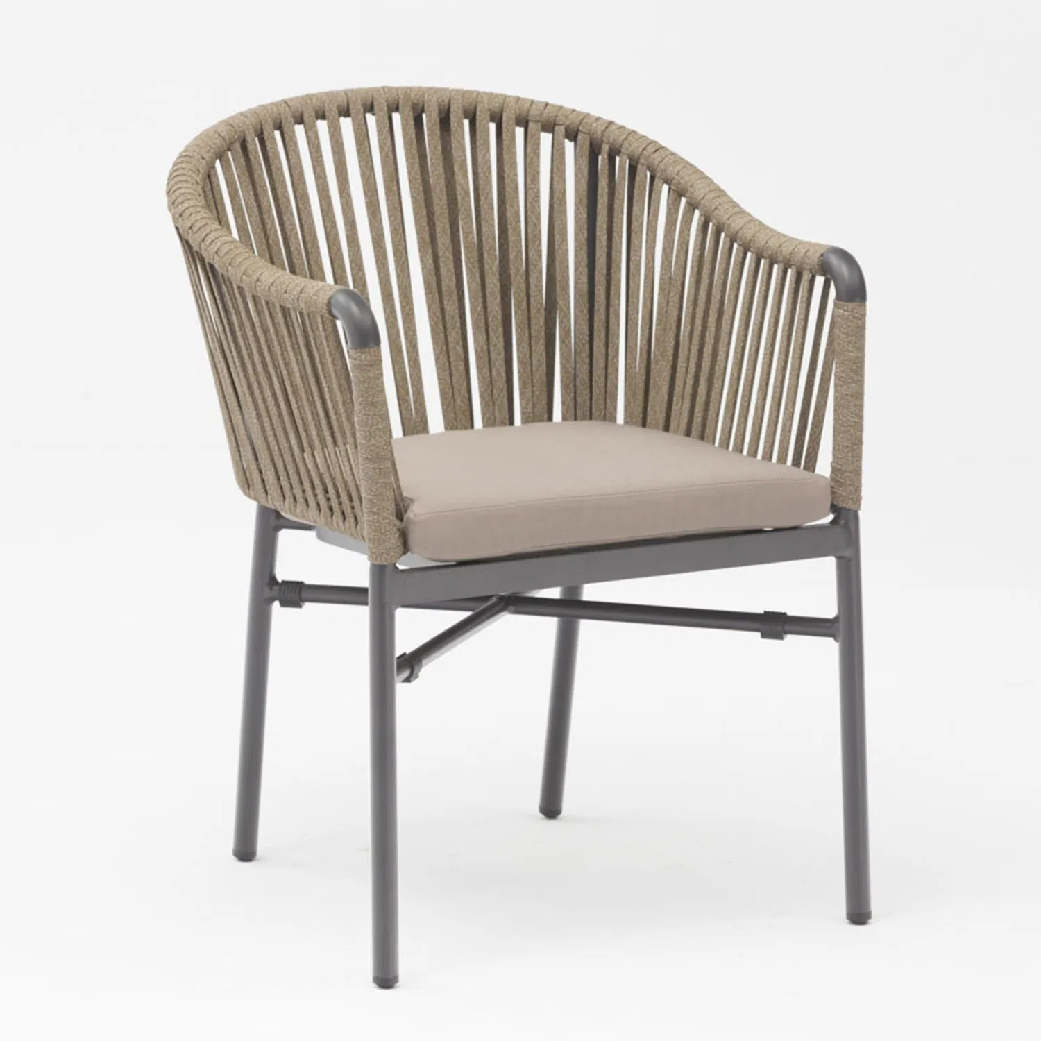 Europe Style Popular Outdoor Garden Dining Patio Dining Furniture with Seat Cushion