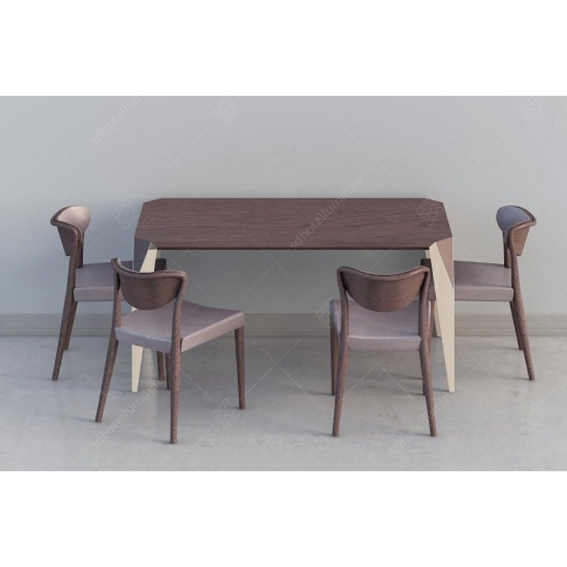 Wooden Tables Chair for Hotel Modern Style Dining Room Furniture