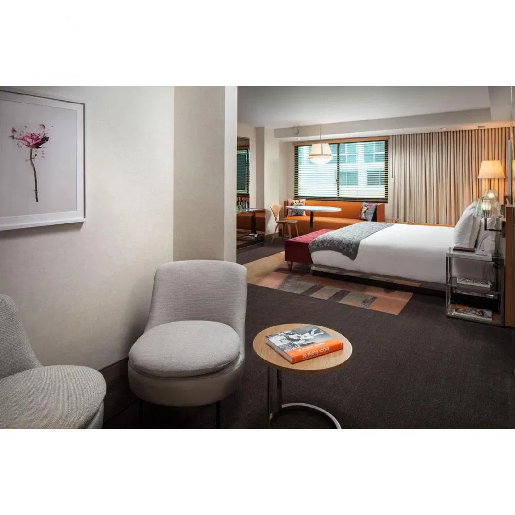 Premium Quality Designer Customized Project Solid Wood 5 Star Resort Hotel Bedroom Furniture Sets