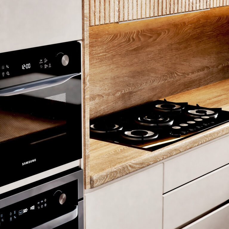 PA Factory Customized Minimalist Style Whole Home Design China Kitchen Cabinet Furniture