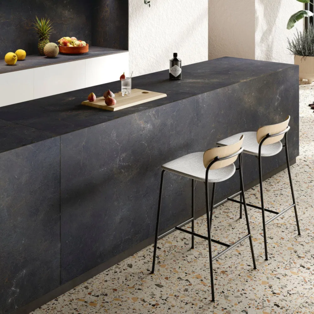 Silent and Smooth Operation Excellent Anti-Yellowing Performance Luxury Modern French Kitchen Cabinet for Luxury Showrooms