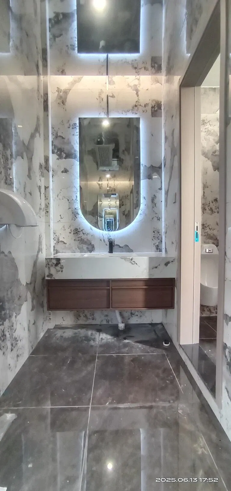 Storage Wardrobe Bathroom Vanity Hotel or Apartment Cabinet Aluminium Wooden Furniture