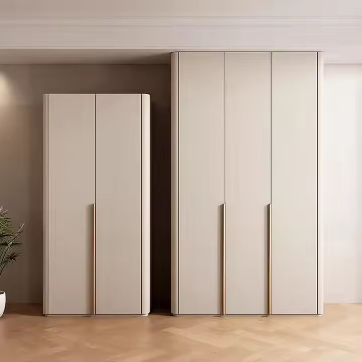 Customizable Modern Furniture Home Bedroom Wardrobe Slide Door Plywood Particleboard Clothes Storage Cabinet MDF Material