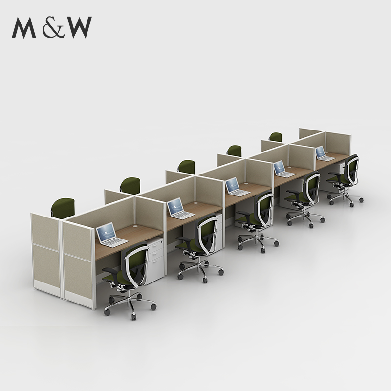 M&W Good Quality Furniture Modular Workstation Partition Call Center Office Cubicle