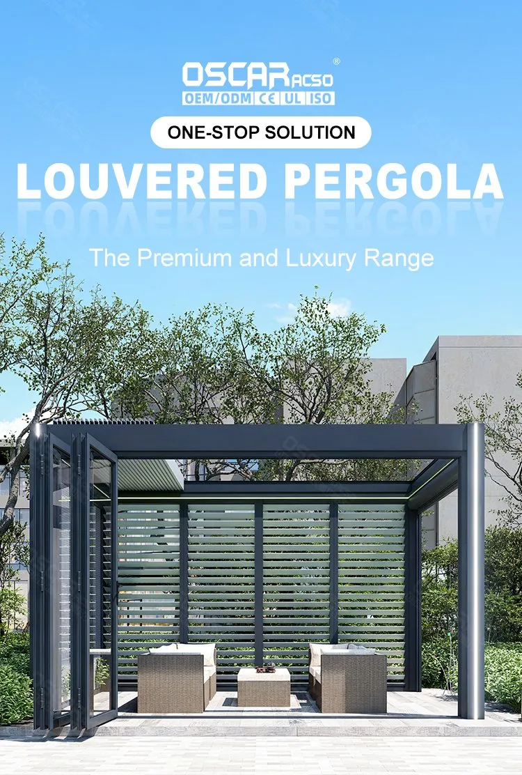 Louvered Pergola Detail 1