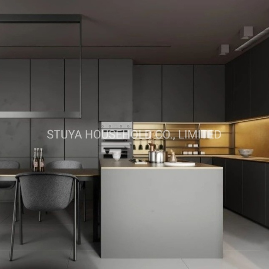 Modern Style Home Furniture Minimalist Design Tall Unit Kitchen Cabinet