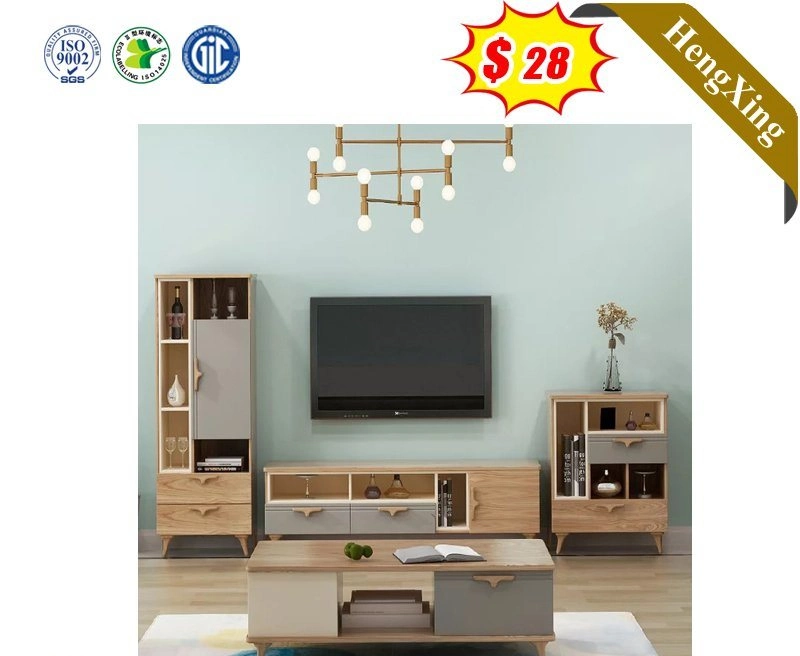 Wooden TV Stand Modern Design Cabinet Living Room Furniture with Storage
