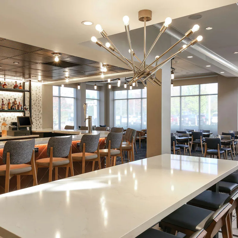 Commercial MDF Veneer Furniture in a Set Combination.