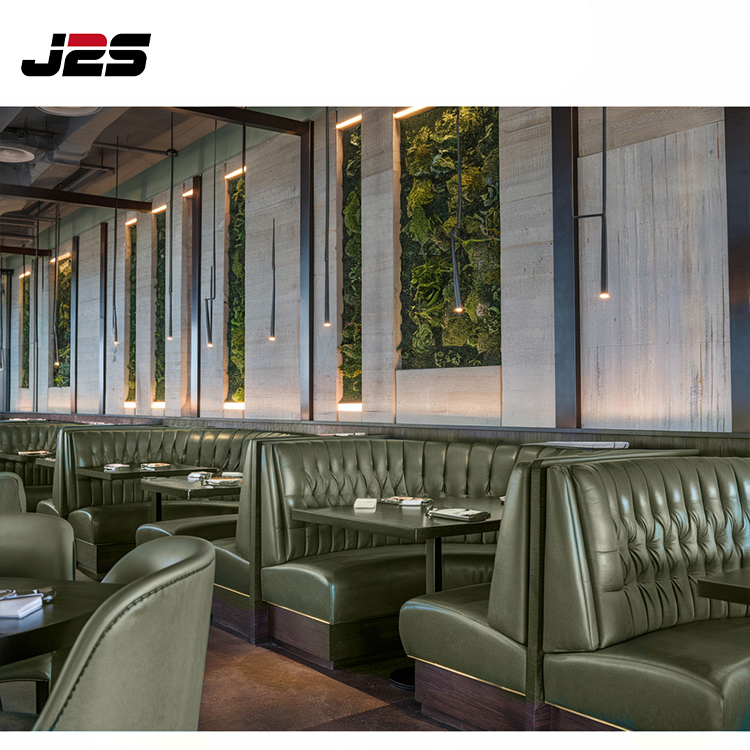 J2s Custom Modern Restaurant Furniture Set Coffee Shop with Wooden Cafe Table and Chairs Hotel and Bar Commercial Projects