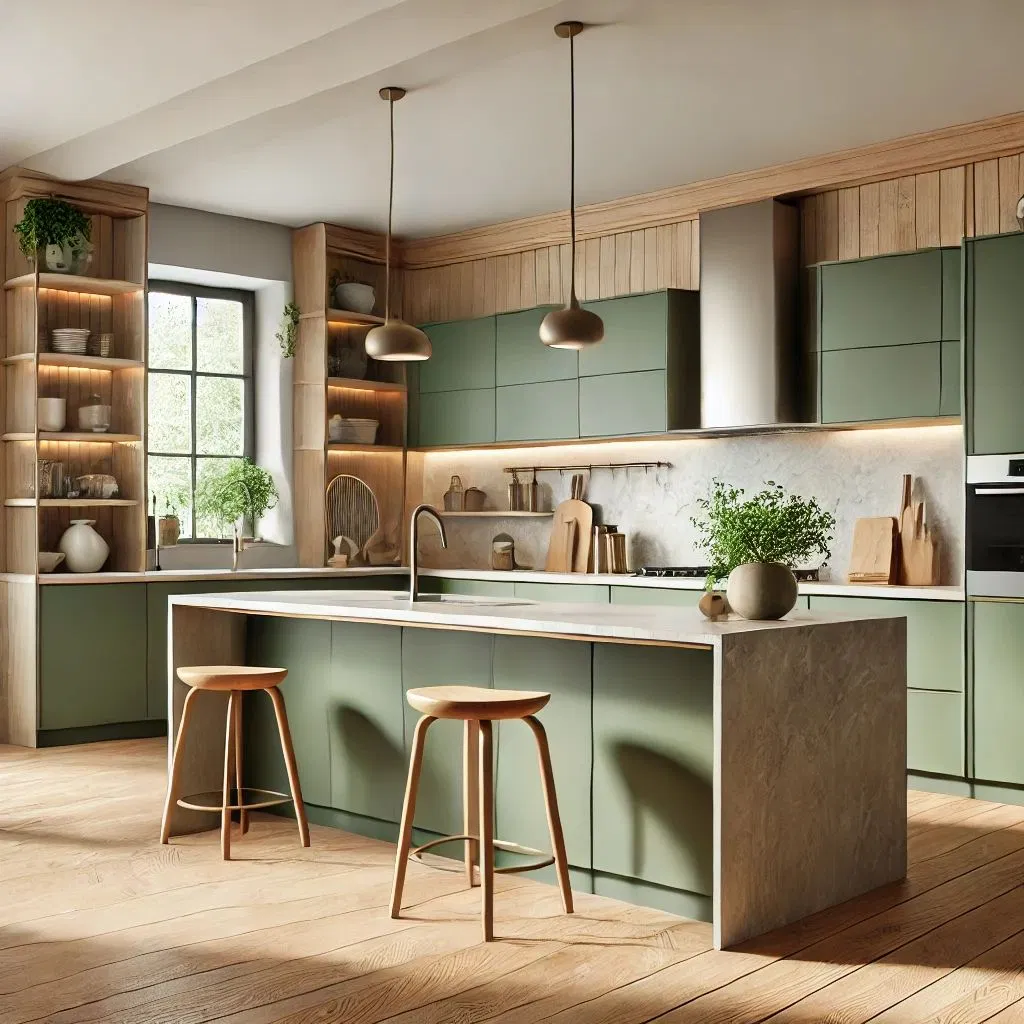 Cbmmart Custom Home Kitchen Cabinet Furniture Design Outdoor Modern Style Rta Matte High Gloss Folding Wood Plywood MDF Set with Soft Closing Hinge Drawers