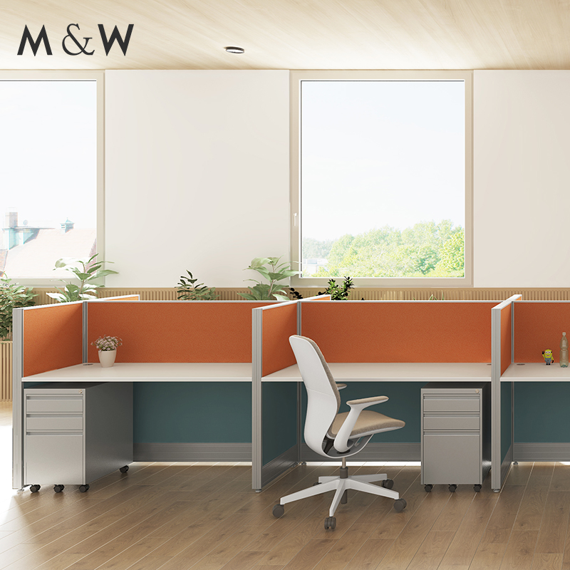 M&W Good Quality Furniture Modular Workstation Partition Call Center Office Cubicle