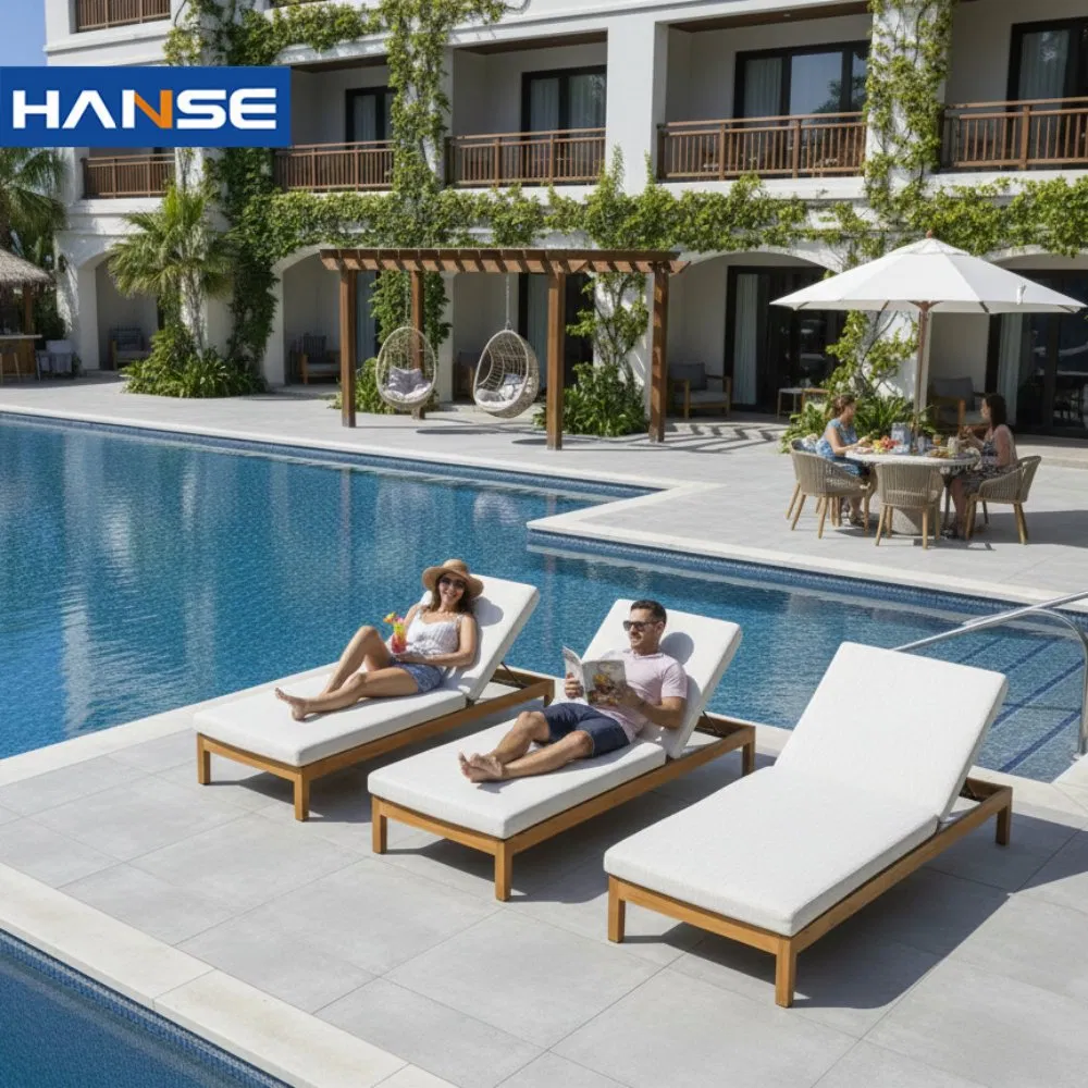 Fashion Outdoor Garden Furniture Hotel Fabric Chair Swimming Pool Chair Beach Chair