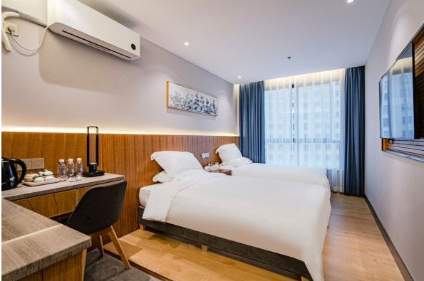 Modern Custom Bedroom Furniture Sets Double King Bed Luxury Hotel Furniture Bedroom for Hospitality Resort Villa Apartment