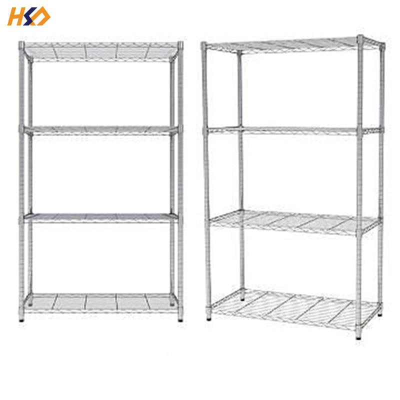 Venta al por mayor de fábrica unidad de estantería de cocina de cromo estante de metal almacenamiento de metal