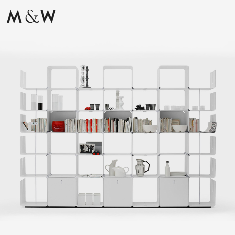M&W Muebles de Oficina Pantallas de Taquillas de Lujo Modernas de Alta Calidad Estanterías de Almacenamiento