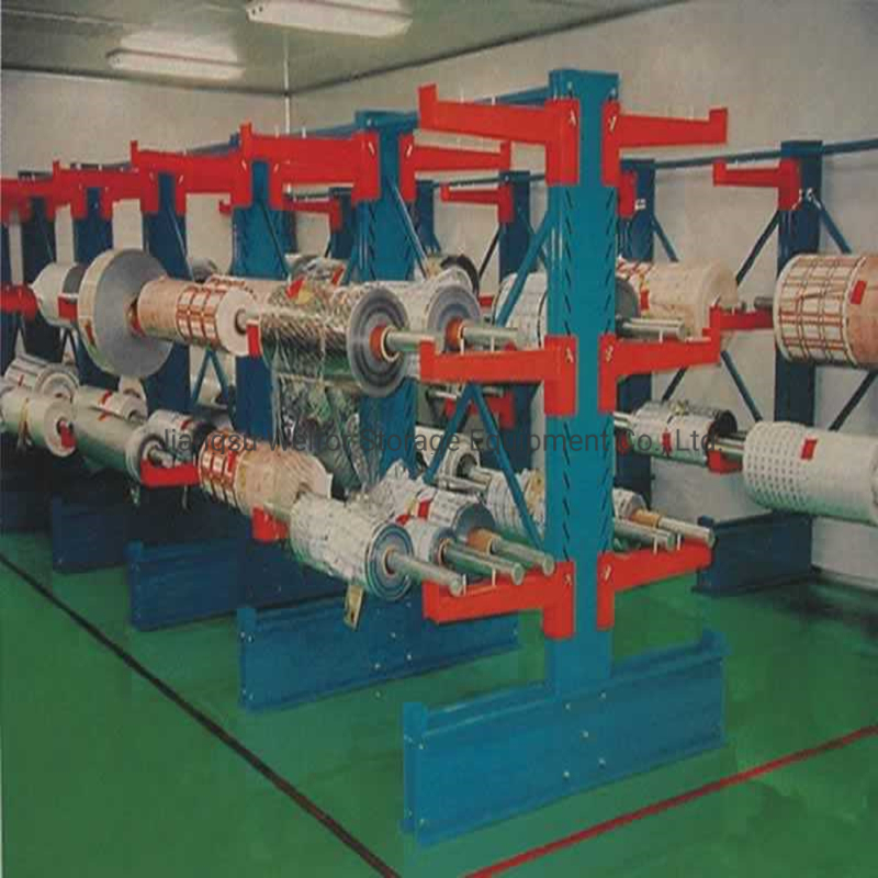 Estantería cantilever de alta resistencia para almacenamiento en almacén de mercancías irregulares