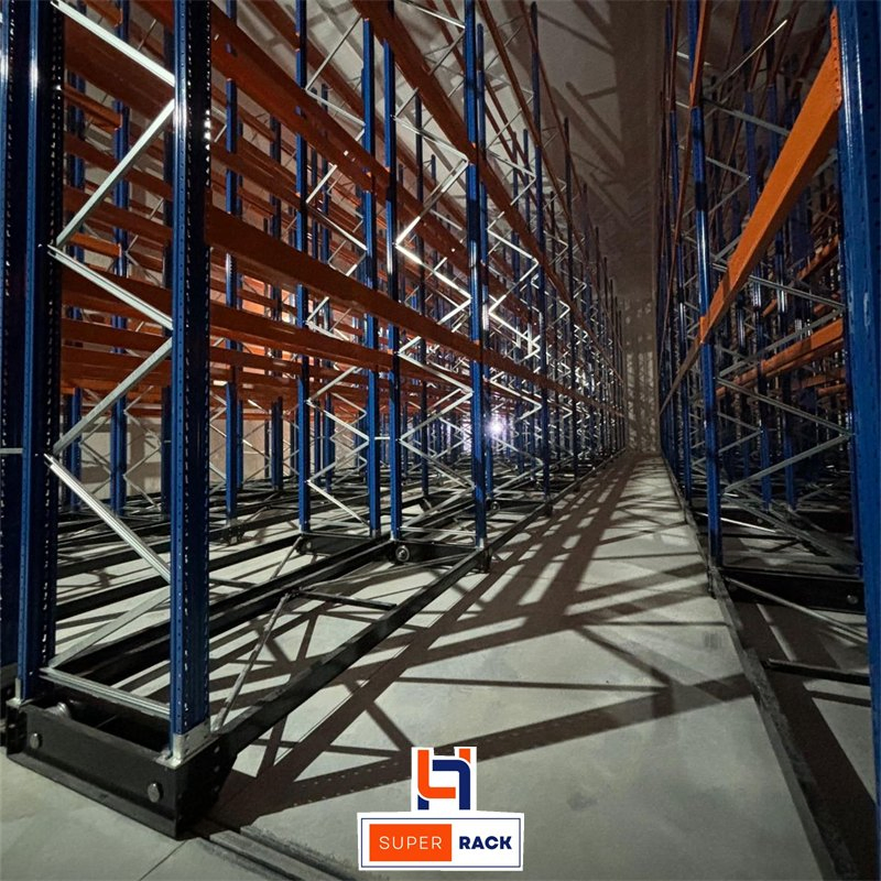 Sistema de Almacenamiento Móvil Automatizado de Fabricante Suhong Estantería de Paletas Eléctrica Móvil