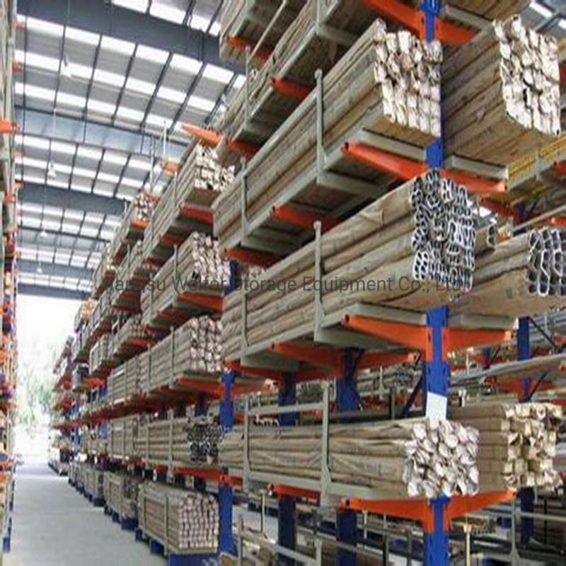 Estantería cantilever de alta resistencia para almacenamiento en almacén de mercancías irregulares