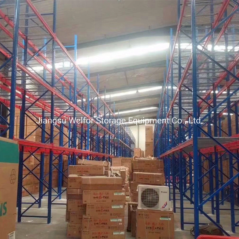 Estante de paletas selectivo de acero de alta resistencia para soluciones de almacenamiento industrial en almacenes