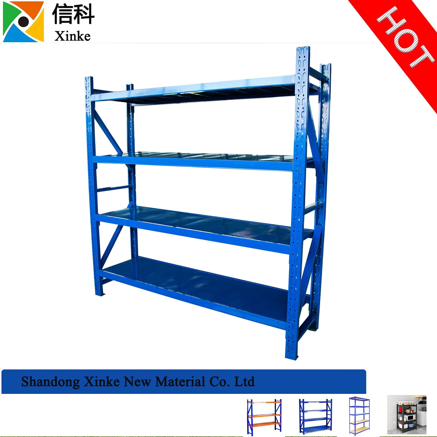 Estante de almacenamiento de placa de metal para banco de trabajo de cocina para almacén / supermercado