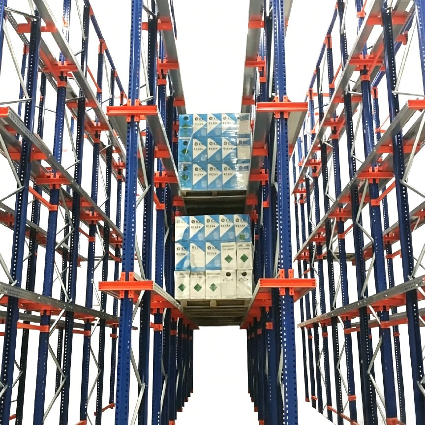 Estantería de palets ajustable de múltiples capas para almacén de almacenamiento en frío