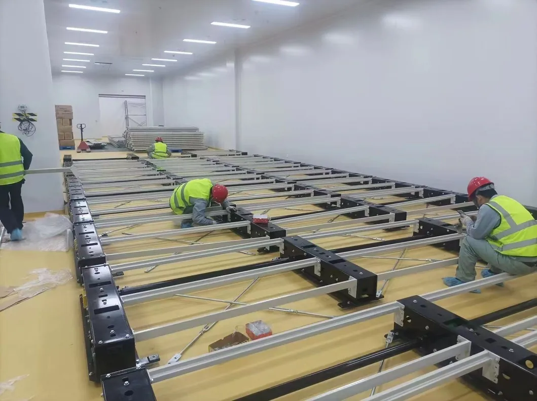 Sistema de estanterías móviles eléctricas automáticas de alta capacidad