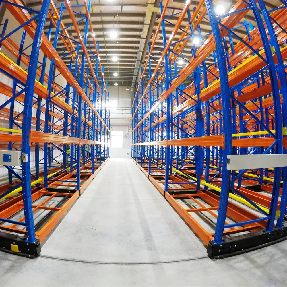 Solución de Almacenamiento de Alta Densidad Estantería Móvil de Paletas Motorizada