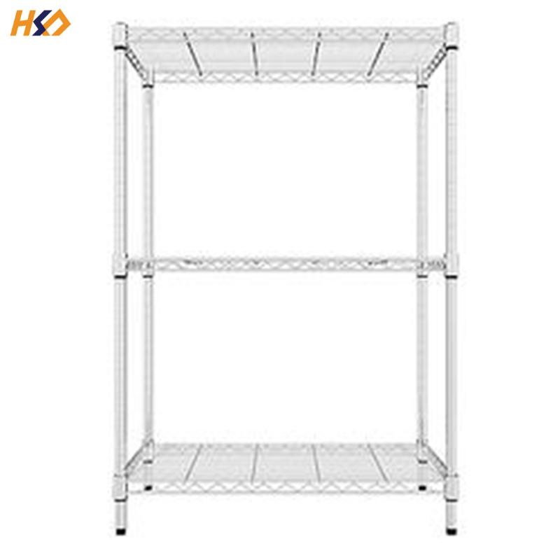 Venta al por mayor de fábrica unidad de estantería de cocina de cromo estante de metal almacenamiento de metal