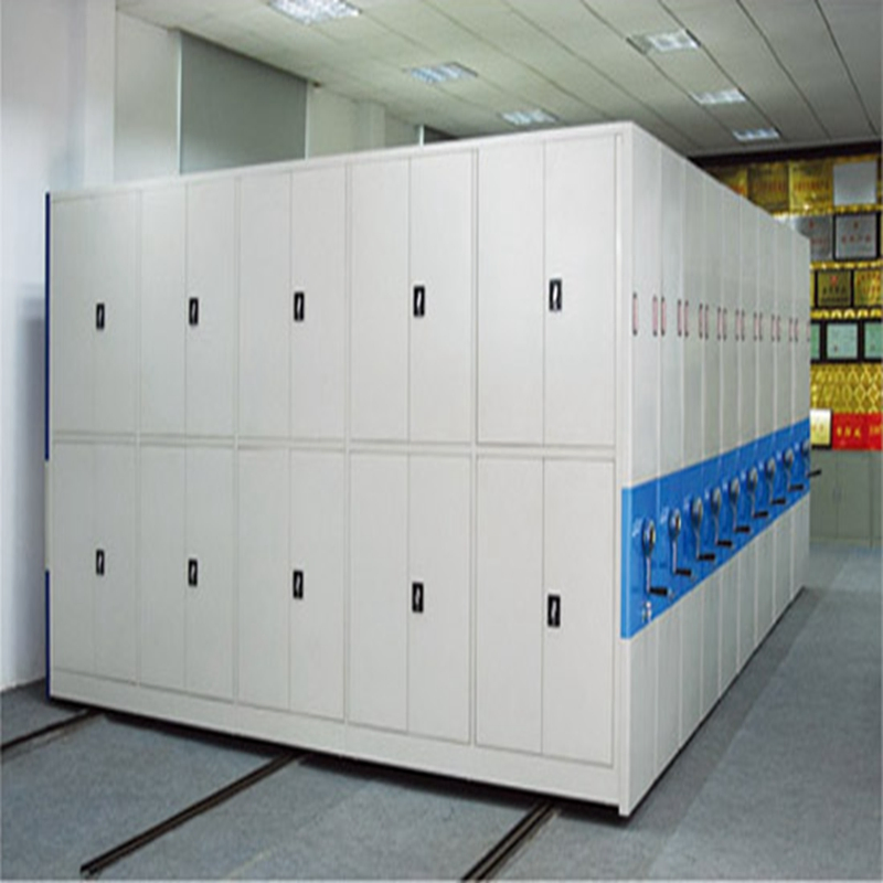 Compactor móvil de empuje manual, estantería de almacenamiento móvil, compactor de archivos / estantería de libros