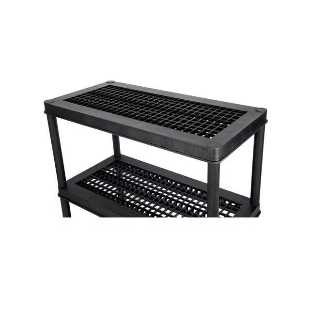 Black18 36X18X72 Pulgadas 5 Estante Multipropósito de Plástico Resistente
