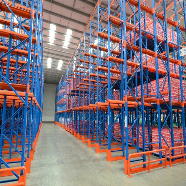 Estantería de palets ajustable de múltiples capas para almacén de almacenamiento en frío