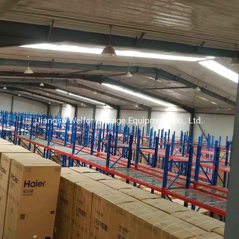 Estante de paletas selectivo de acero de alta resistencia para soluciones de almacenamiento industrial en almacenes