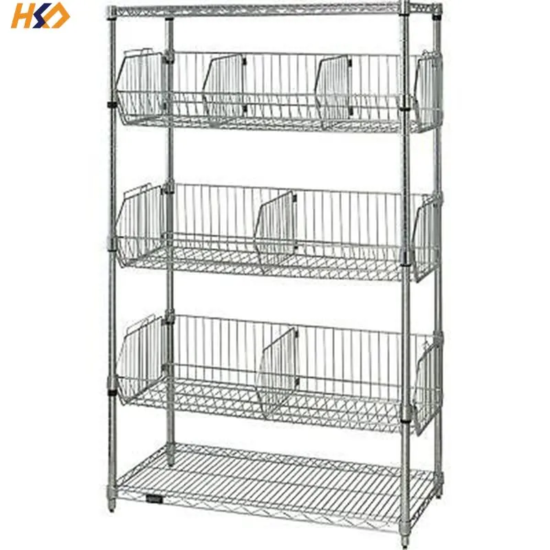 Estructura de cromo estante de cocina