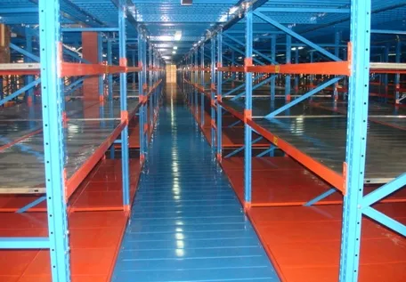 Almacén de comercio electrónico, estante de metal de múltiples niveles sin remaches de acero, panel de almacenamiento para cajas de cartón y pequeños cargamentos
