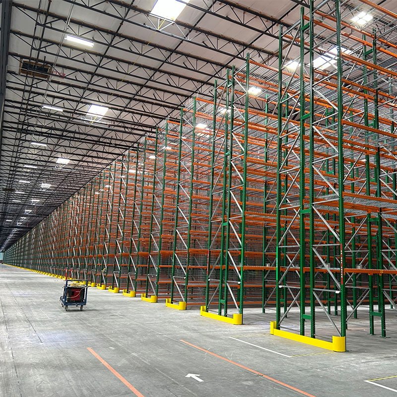 Sistema de Almacenamiento de Almacén de Industria de Alta Capacidad Estante de Paletas Selectivas Doble Profundidad Automático de Acero Metálico con Rollo de Tela de Alta Apilabilidad