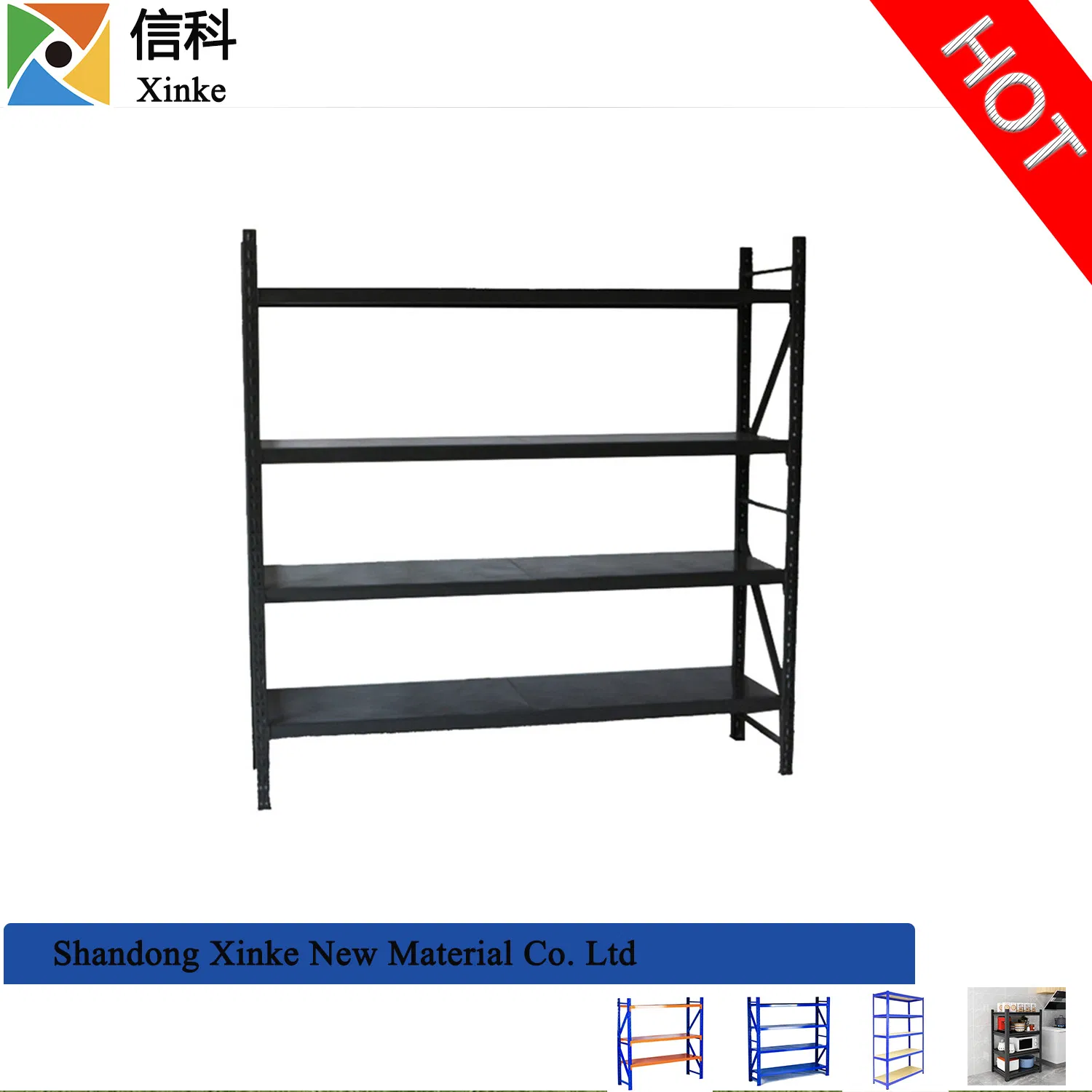 Estante de almacenamiento de placa de metal para banco de trabajo de cocina para almacén / supermercado