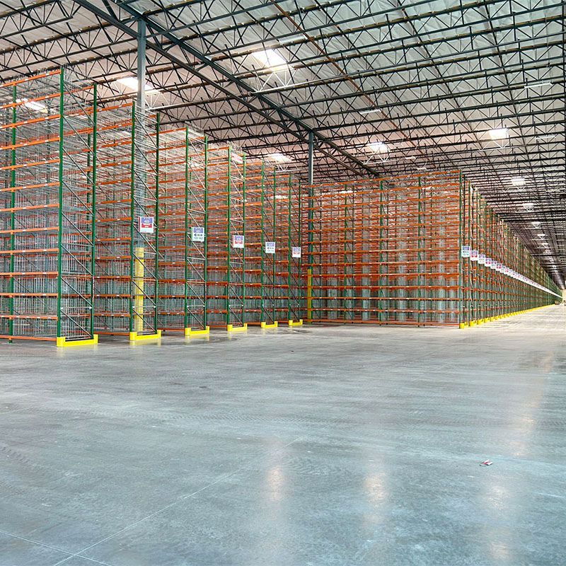 Sistema de Almacenamiento de Almacén de Industria de Alta Capacidad Estante de Paletas Selectivas Doble Profundidad Automático de Acero Metálico con Rollo de Tela de Alta Apilabilidad