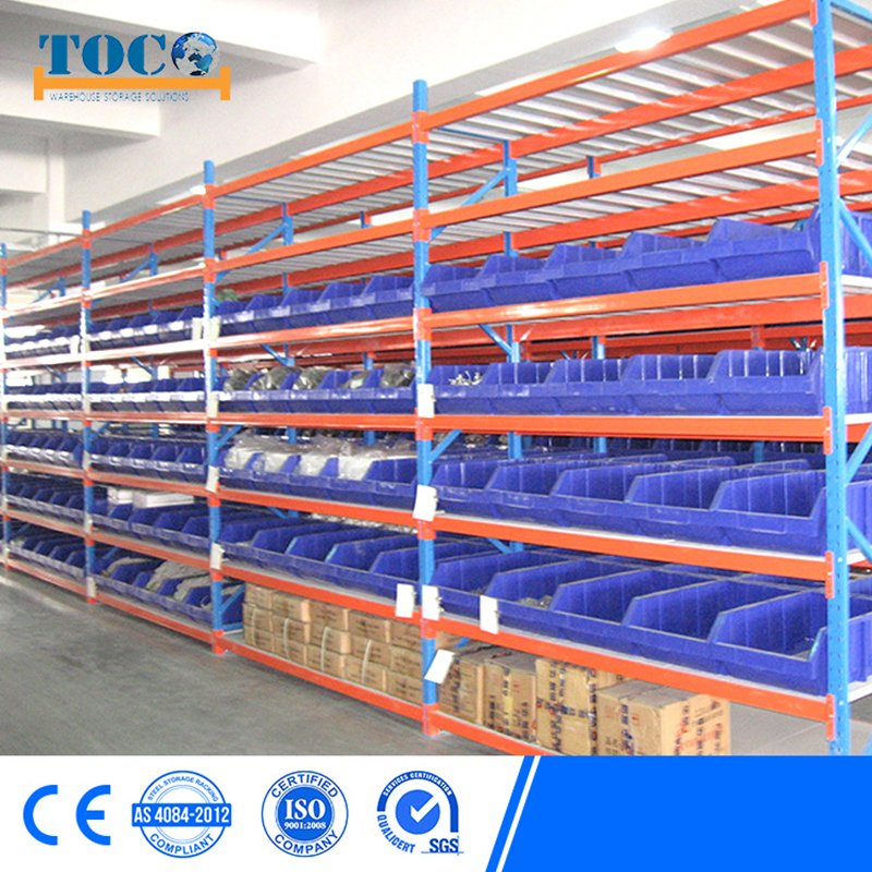 Estante de metal acero ángulo remache sin tornillos para almacenamiento en cantilever de carga pesada en almacén industrial de China
