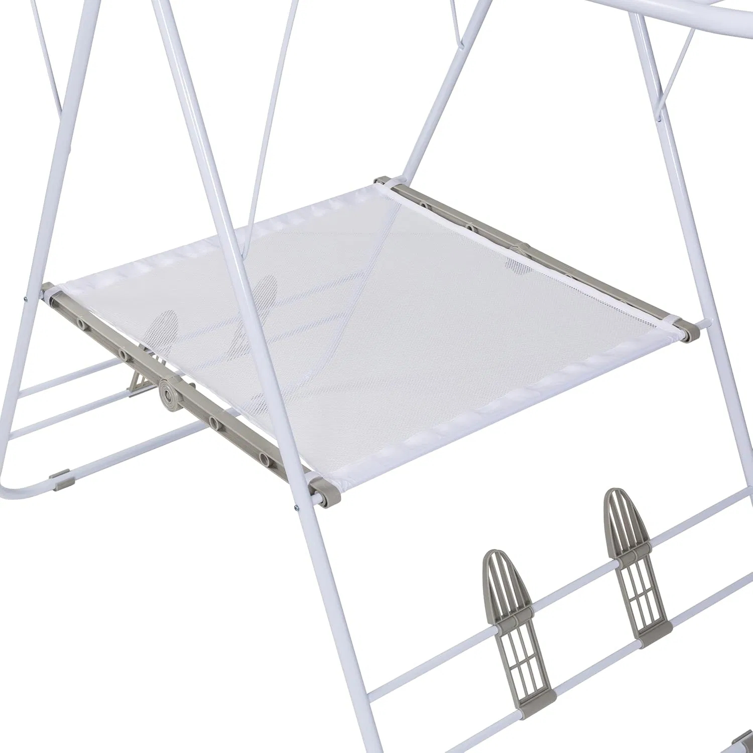 Secador de ropa plegable de metal, barra para colgar ropa, hogar, balcón