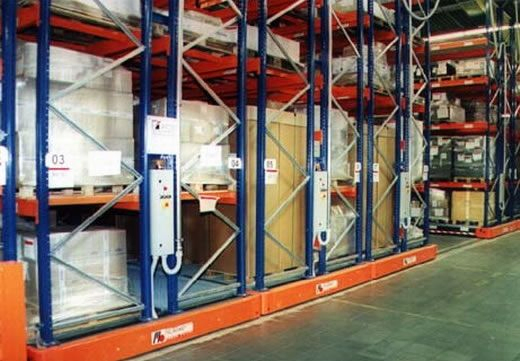 Estantes de inventario de metal acero ensamblar estantería selectiva de carga pesada almacenamiento estantería móvil para palets